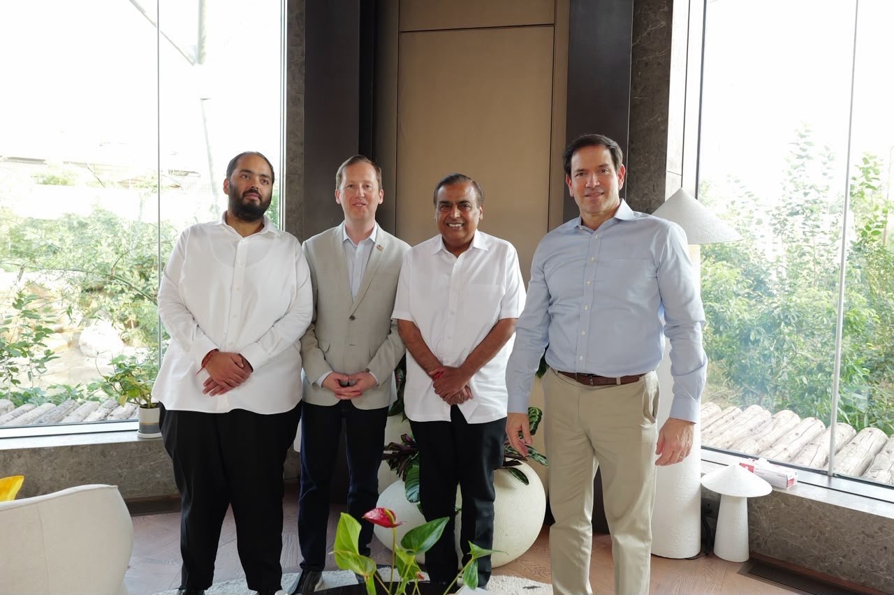Marco Rubio Holds Talks with Mukesh Ambani